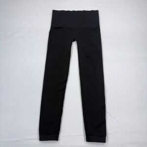 Spanx Look At Me Now Ecocare Seamless Leggings Women Medium Stretch Black 20344R